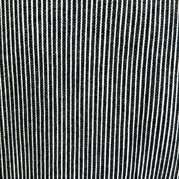 Chico's Jeans Size 1 (8) Boyfriend Railroad Striped - Picture 7 of 16